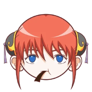 😬 emoji GinFaces By @LindakStickers Telegram sticker 18 of 43