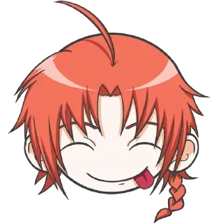 😋 emoji GinFaces By @LindakStickers Telegram sticker 20 of 43