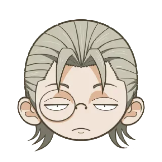 😒 emoji GinFaces By @LindakStickers Telegram sticker 10 of 43