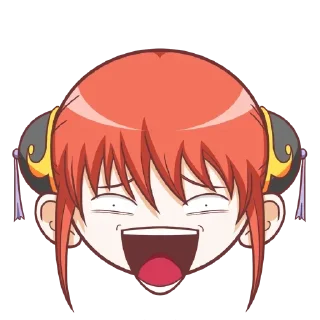 😆 emoji GinFaces By @LindakStickers Telegram sticker 19 of 43