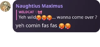 🥵 emoji Naughtius Maximus's sticker pack (@Mikasa_Ackr_bot) Telegram sticker 23 of 24