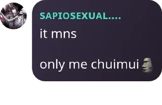 🗿 emoji Naughtius Maximus's sticker pack (@Mikasa_Ackr_bot) Telegram sticker 6 of 24