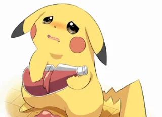 🟡 emoji Pikachu - @intellectualmimi Telegram sticker 6 of 16
