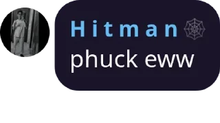 Sticker from Oww Hoeyyy - Hitman's Fav 👽💜