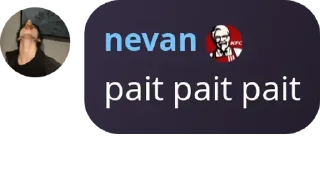 Sticker from nev pack