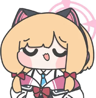 😇 emoji 小桃！小桃！  @DimensionID Telegram sticker 24 of 73