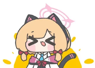 😆 emoji 小桃！小桃！  @DimensionID Telegram sticker 19 of 73