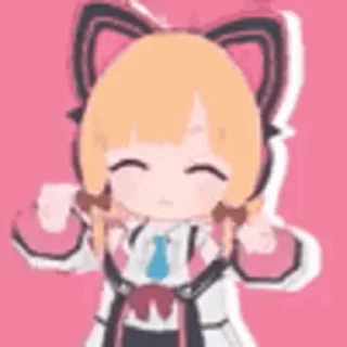 🥰 emoji 小桃！小桃！  @DimensionID Telegram sticker 15 of 73