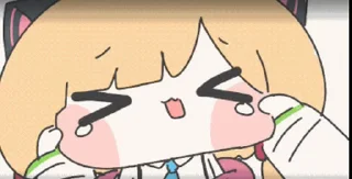 😣 emoji 小桃！小桃！  @DimensionID Telegram sticker 3 of 73