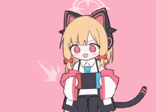 🥰 emoji 小桃！小桃！  @DimensionID Telegram sticker 4 of 73