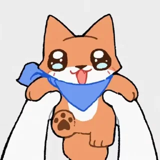 ⭐ emoji 小茶狐 Telegram sticker 23 of 101