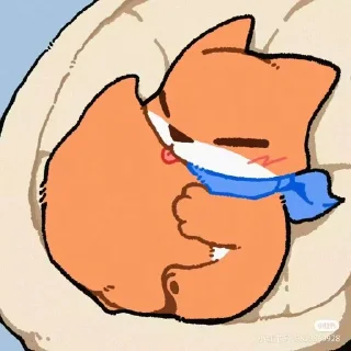 ⭐ emoji 小茶狐 Telegram sticker 3 of 101