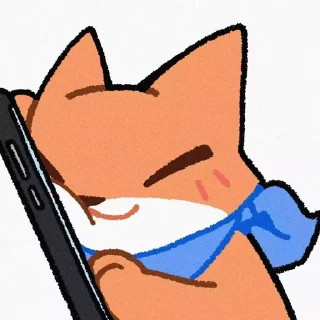 ⭐ emoji 小茶狐 Telegram sticker 22 of 101