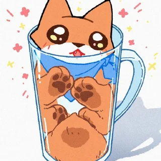 ⭐ emoji 小茶狐 Telegram sticker 16 of 101