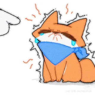 ⭐ emoji 小茶狐 Telegram sticker 17 of 101