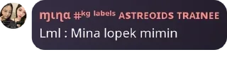 Sticker from Mimin lovers