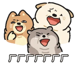 🤣 emoji (S1.EP5) 嗚比的朋友_我很忙耶 @moe_sticker_bot Telegram sticker 15 of 40