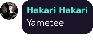 🙂 emoji Hakari's Sticker Pack (@Zeroo_Twoo_Bot) Telegram sticker 22 of 52
