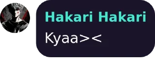 🙂 emoji Hakari's Sticker Pack (@Zeroo_Twoo_Bot) Telegram sticker 8 of 52