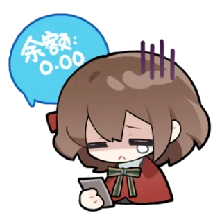Sticker from 桌面少女 @zhaxia_cn
