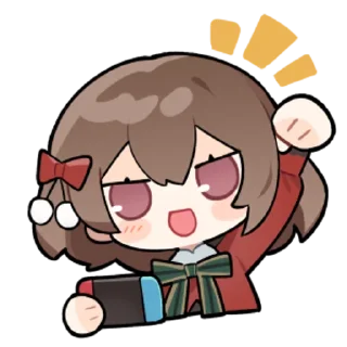 Sticker from 桌面少女 @zhaxia_cn