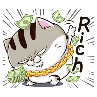 🤑 emoji Meow Meow @Melius_Major Telegram sticker 12 of 79