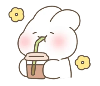 ⭐ emoji Creampuff Bunny Shuya! @deazzle Telegram sticker 17 of 24