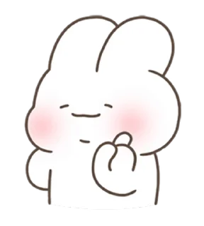 ⭐ emoji Creampuff Bunny Shuya! @deazzle Telegram sticker 10 of 24
