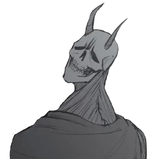 🤨 emoji Great Duke of Hell  @AnimeLibrary_Stickers Telegram sticker 15 of 106
