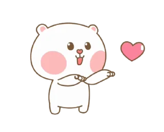 😘 emoji @stickers_gifs_store cute couple pack 😍❤️ — @stckrRobot Telegram sticker 15 of 24