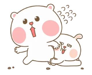 🥺 emoji @stickers_gifs_store cute couple pack 😍❤️ — @stckrRobot Telegram sticker 2 of 24