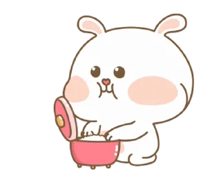 🍚 emoji @stickers_gifs_store cute couple pack 😍❤️ — @stckrRobot Telegram sticker 12 of 24