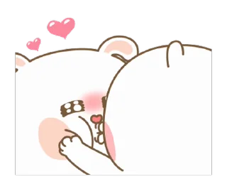 💋 emoji @stickers_gifs_store cute couple pack 😍❤️ — @stckrRobot Telegram sticker 20 of 24