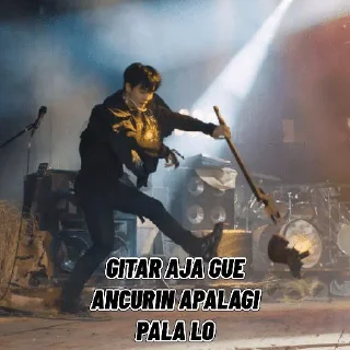🤡 emoji DARARI ROCK MEME — @STIKELTREASURE Telegram sticker 7 of 61