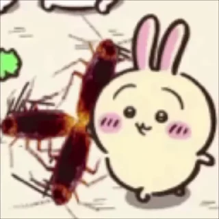⭐ emoji chiikawa eat food Telegram sticker 1 of 16