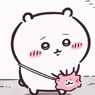 ⭐ emoji chiikawa eat food Telegram sticker 6 of 16