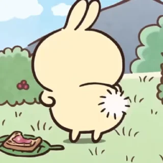 ⭐ emoji chiikawa eat food Telegram sticker 9 of 16