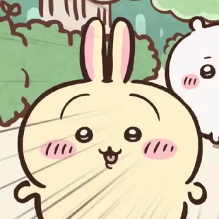 ⭐ emoji chiikawa eat food Telegram sticker 8 of 16