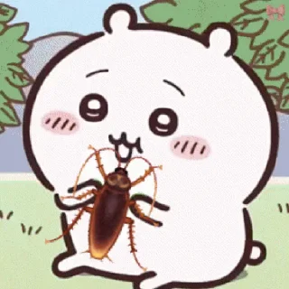 ⭐ emoji chiikawa eat food Telegram sticker 13 of 16
