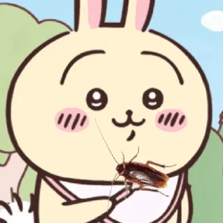 ⭐ emoji chiikawa eat food Telegram sticker 11 of 16