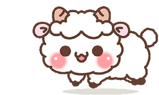 Sticker from domba sheep @stickieri