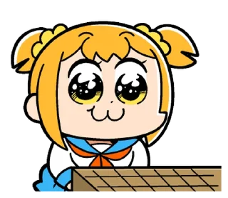 ⭐ emoji ポプテピピック９ @moe_sticker_bot Telegram sticker 20 of 40