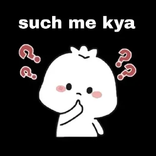 ❓ emoji Bubu dudu @r_squared_rishabh Telegram sticker 22 of 117