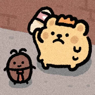 ⭐ emoji 小熊虫 @Stickers_AChansp Telegram sticker 6 of 16