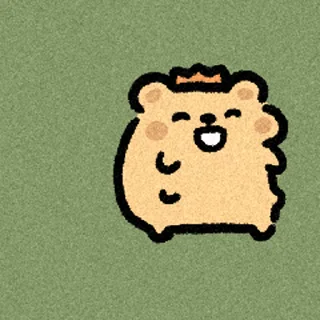 ⭐ emoji 小熊虫 @Stickers_AChansp Telegram sticker 13 of 16