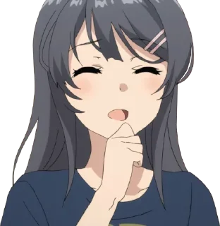 😂 emoji @Notzerotwoo Vol.sakurajima_queen Telegram sticker 10 of 119