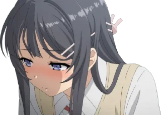 😣 emoji @Notzerotwoo Vol.sakurajima_queen Telegram sticker 20 of 119