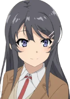 🙂 emoji @Notzerotwoo Vol.sakurajima_queen Telegram sticker 6 of 119