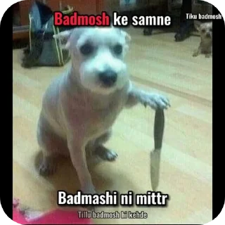 🐶 emoji Baap ka stickers Telegram sticker 6 of 109