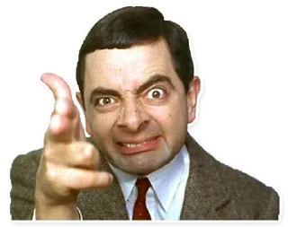 Sticker from Mr. Bean